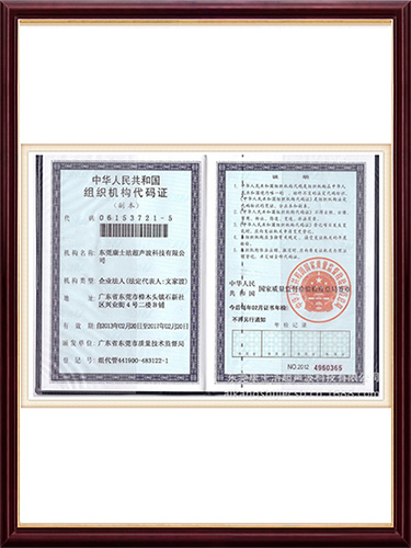 中华人民共和国组织机构代码证